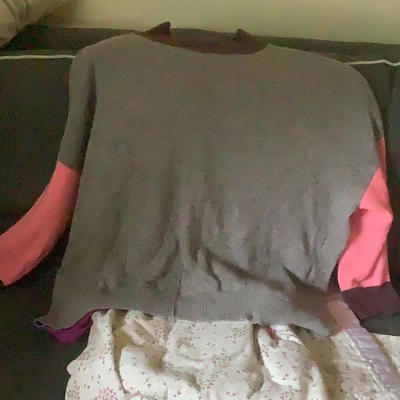 Women’s Color Block Cashmere Sweater 2x